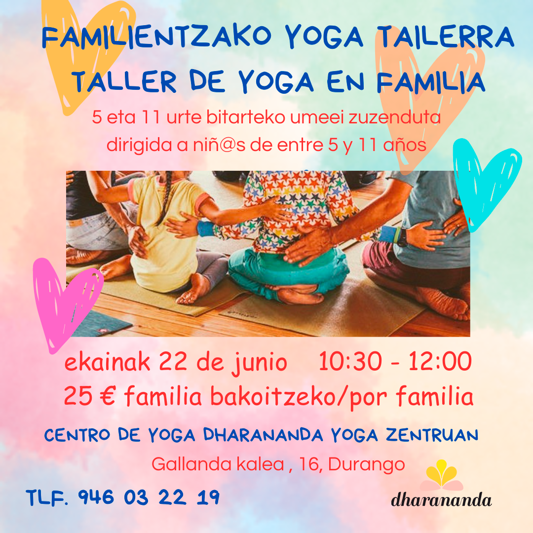 Taller de Yoga en familia_Yoga_Dharananda_Durango